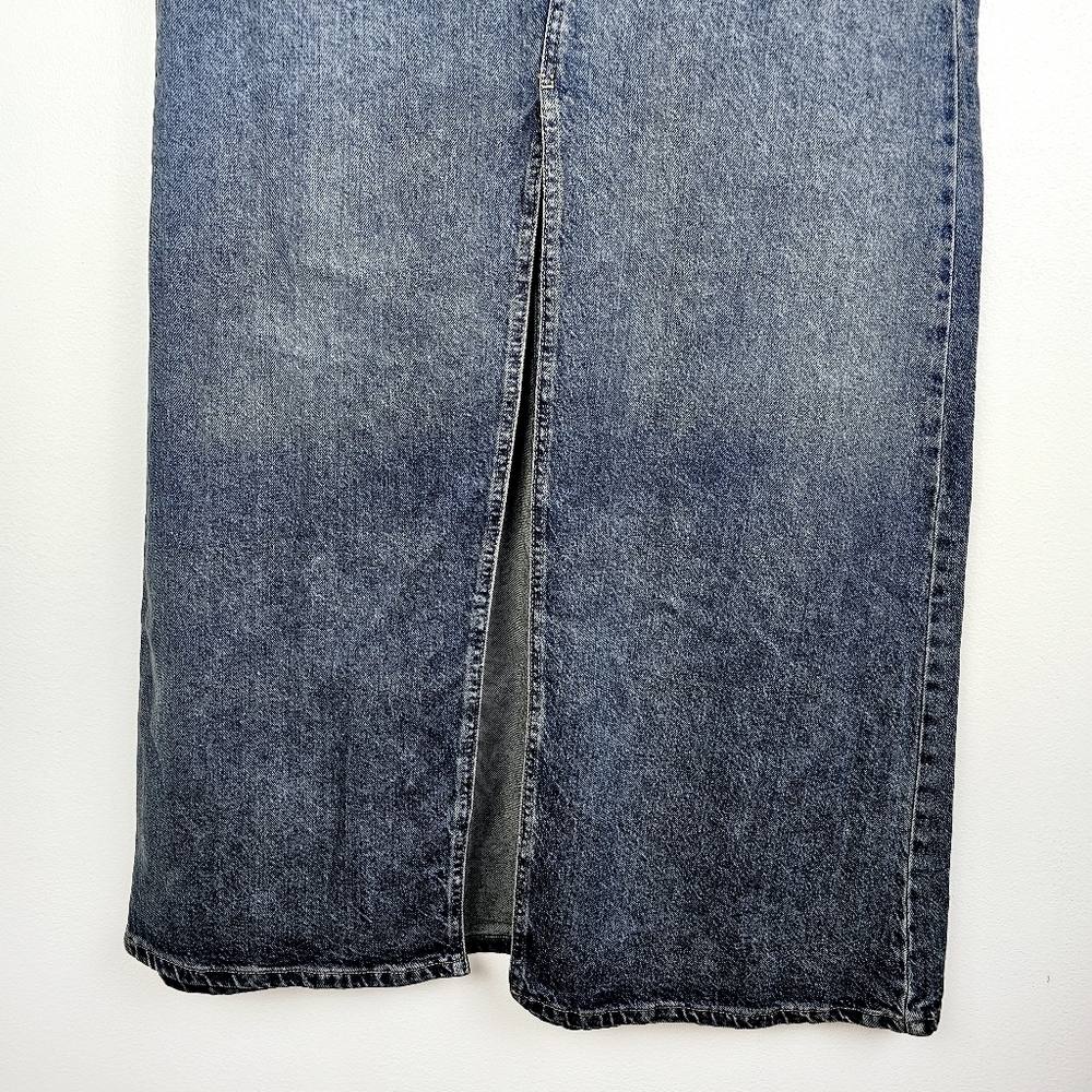 We The Free Come As You Are Denim Jean Maxi Skirt NWT - Picture 4 of 16
